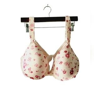 Delta Burke floral wired‎ adjustable bra size 42D